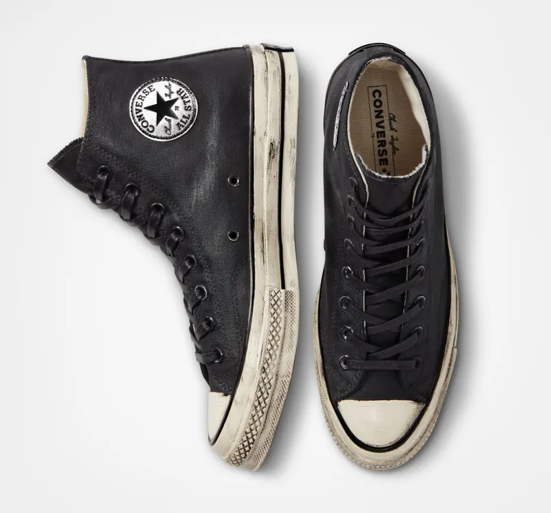 Converse Chuck 70 Canvas Waxed Vintage Black Waxed