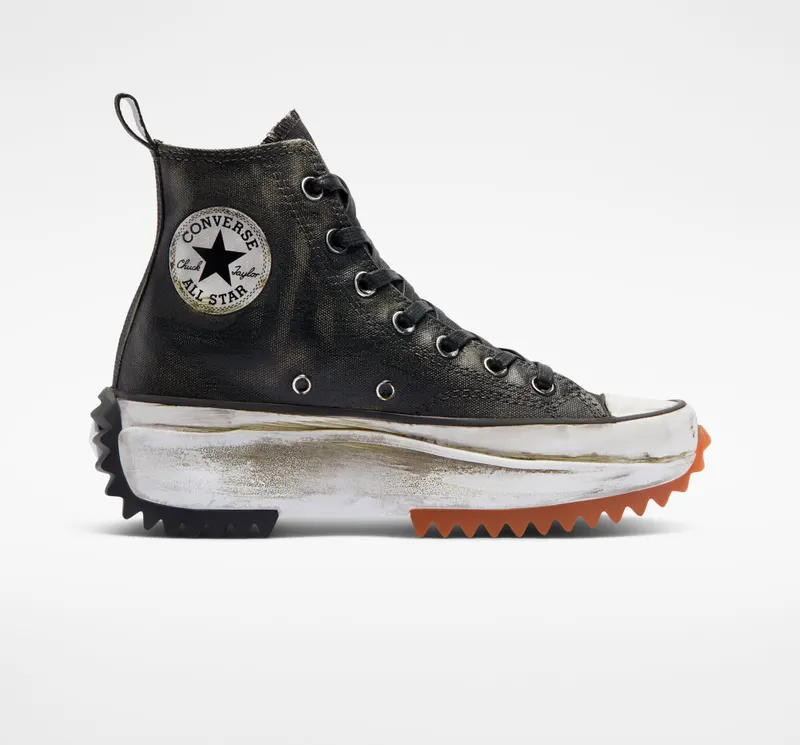 Converse Run Star Hike Platform Waxed Vintage Groen Gewaxt (A05077C)