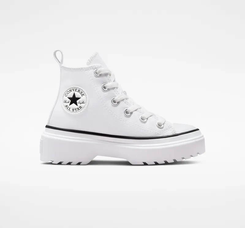 Converse Chuck Taylor All Star Lugged Lift Platform Canvas Wit/wit/zwart