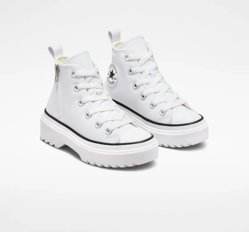 Converse Chuck Taylor All Star Lugged Lift Platform Canvas Wit/wit/zwart