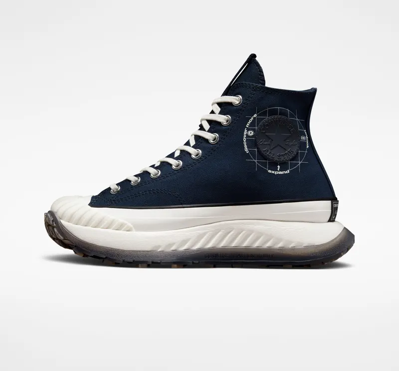Converse Chuck 70 AT-CX Grid Logo Obsidian/wit/zwart