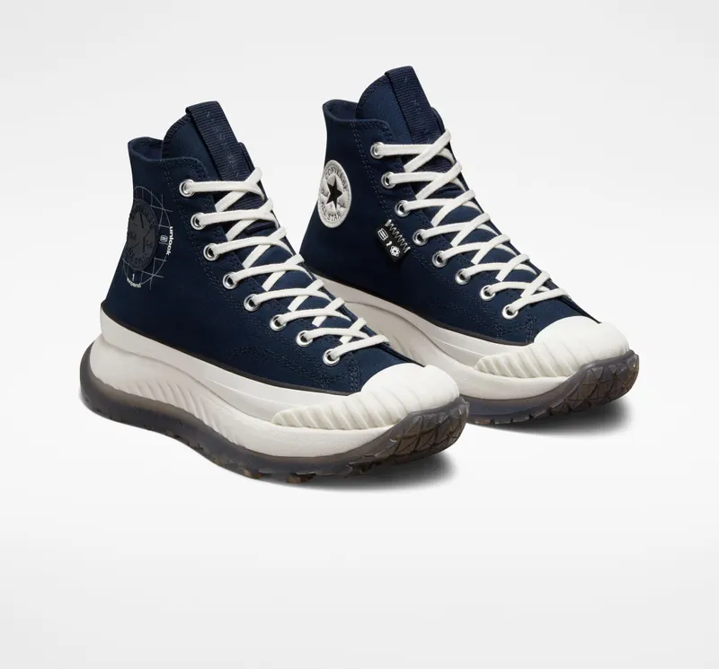Converse Chuck 70 AT-CX Grid Logo Obsidian/wit/zwart