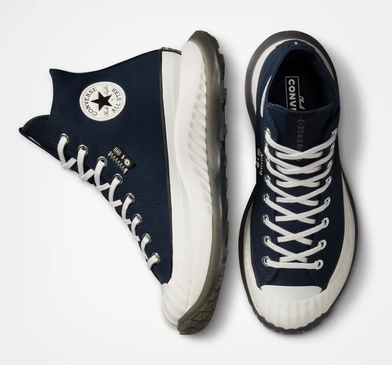Converse Chuck 70 AT-CX Grid Logo Obsidian/wit/zwart
