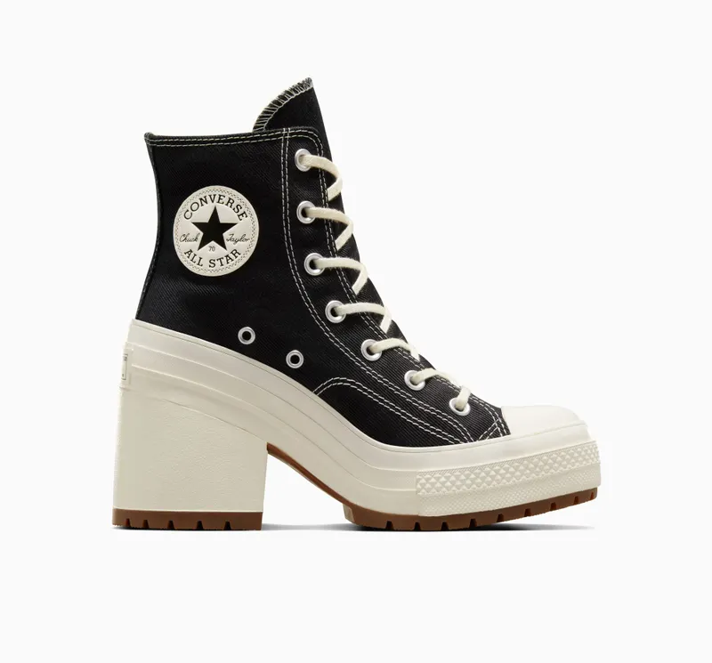 Converse Chuck 70 De Luxe Heel (W) Black / Egret / Egret (A05347C)
