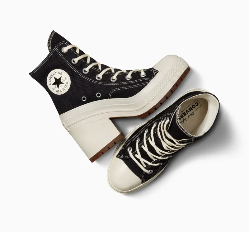 Converse Chuck 70 De Luxe Heel (W) Black / Egret / Egret (A05347C)