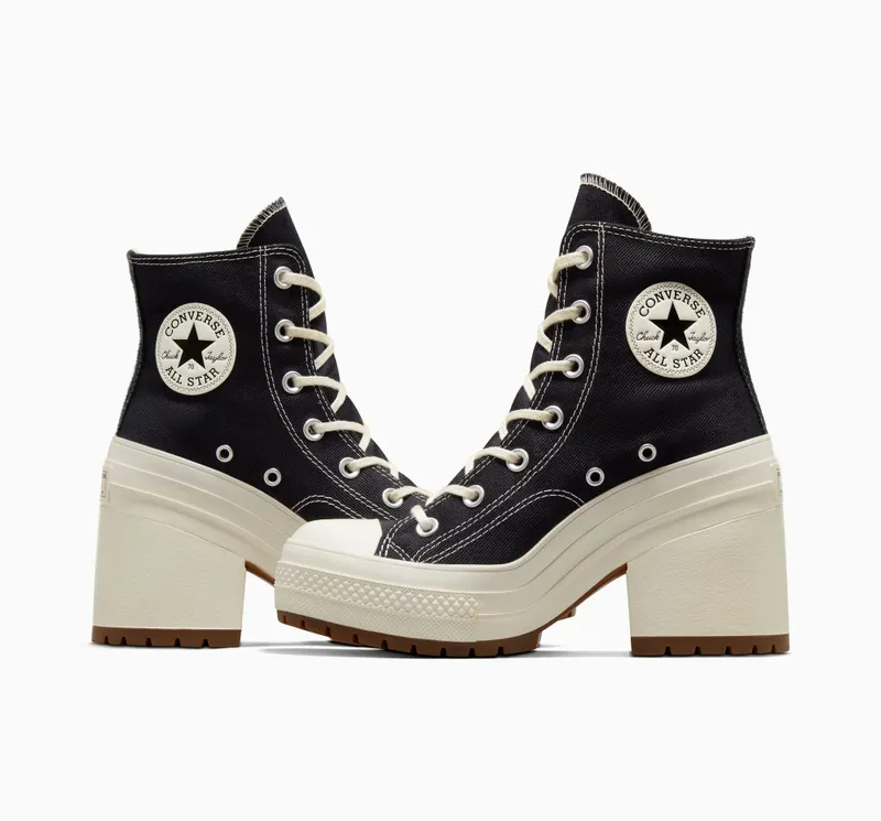 Converse Chuck 70 De Luxe Heel (W) Black / Egret / Egret (A05347C)