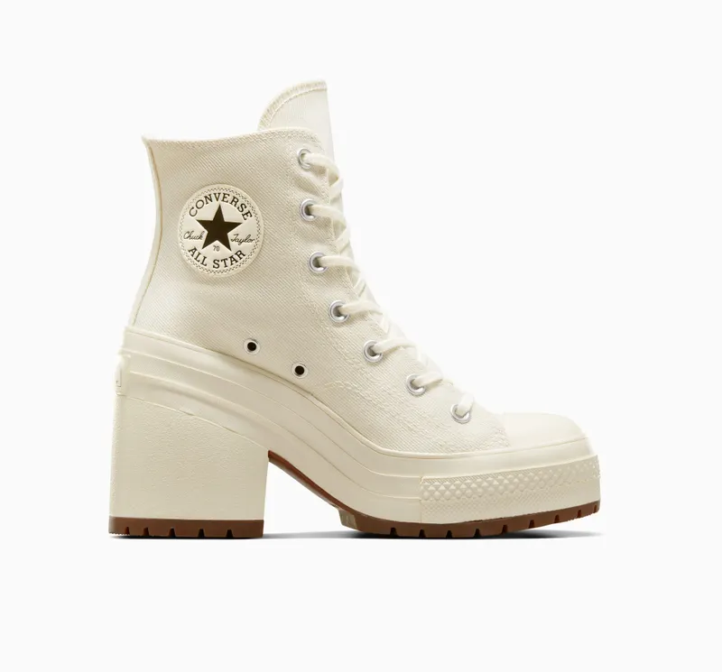 Converse Chuck 70 De Luxe Heel (W) Egret / Egret / Black (A05348C)
