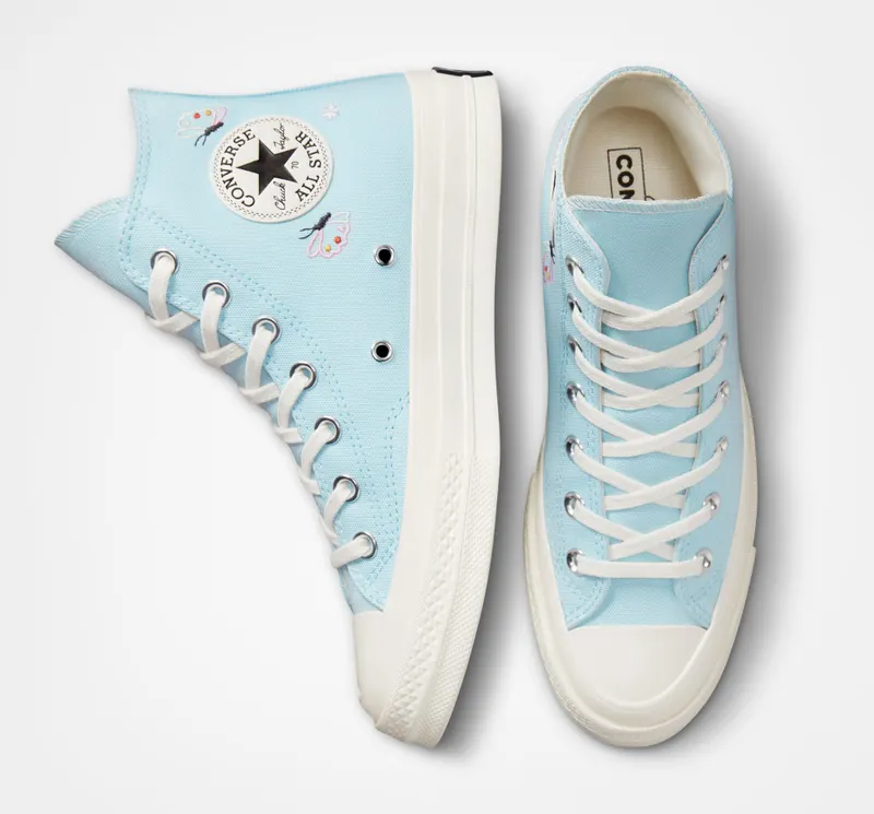 Converse Chuck 70 Butterfly Wings Chambray Blue/egret/zwart