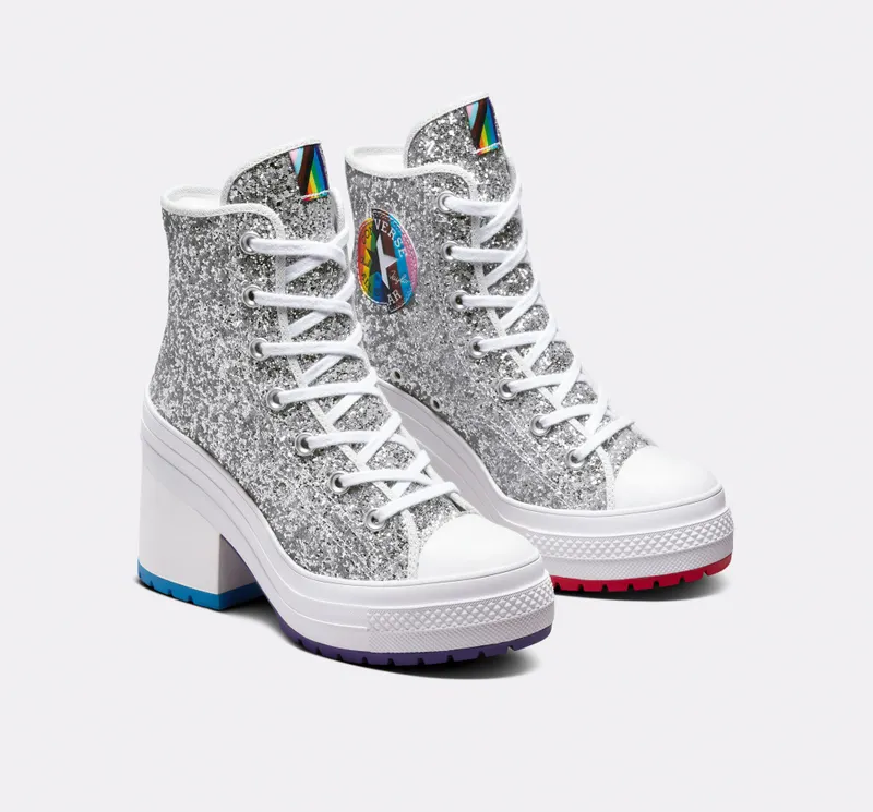 Converse Chuck 70 De Luxe Heel Pride Silver/red/court Purple (A06028C)