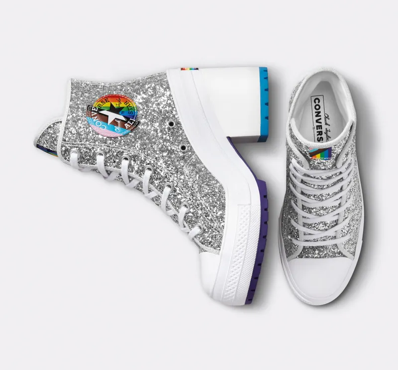 Converse Chuck 70 De Luxe Heel Pride Silver/red/court Purple (A06028C)