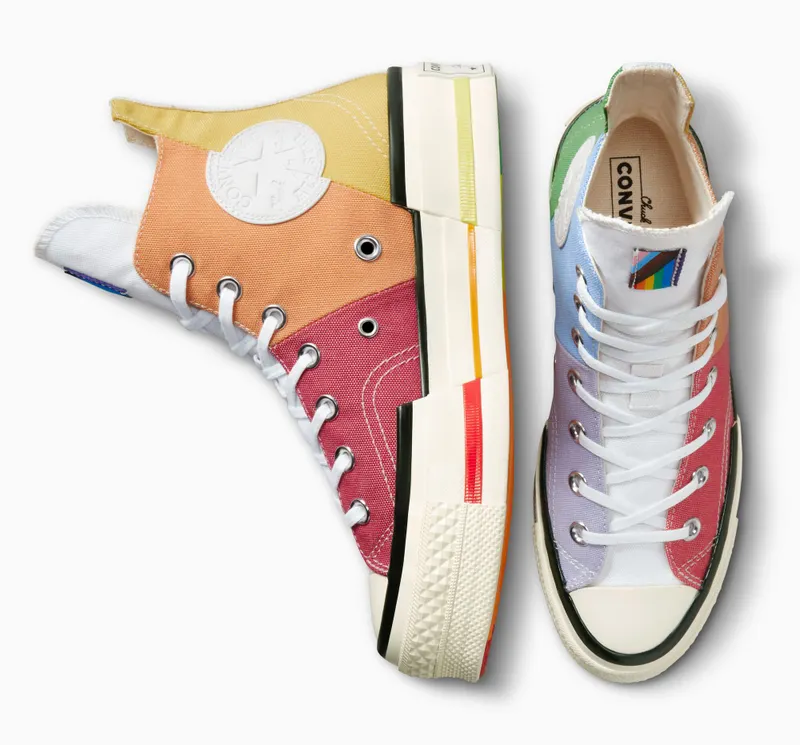 Converse Chuck 70 Plus Pride Pink/fuel Orange/butter Yellow (A06029C)