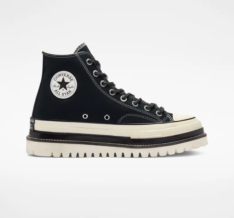 Converse Chuck 70 LTD Lugged Platform Zwart Trek Evo