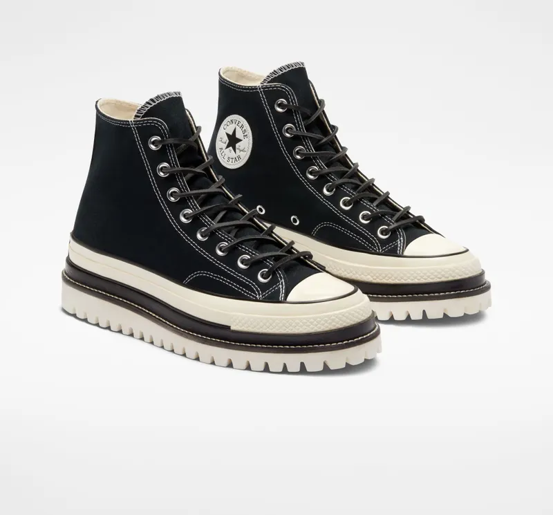 Converse Chuck 70 LTD Lugged Platform Zwart Trek Evo