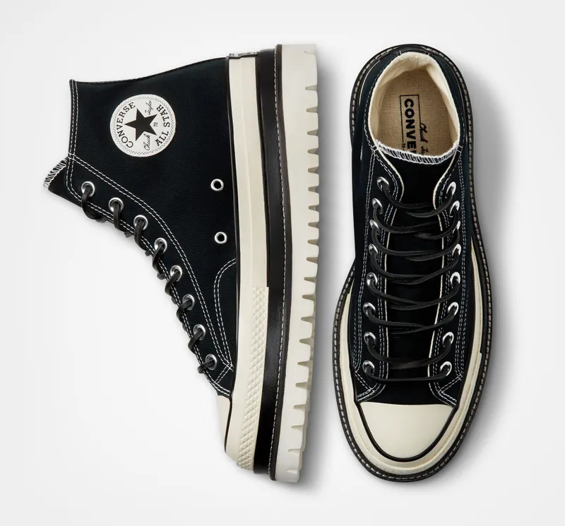 Converse Chuck 70 LTD Lugged Platform Zwart Trek Evo