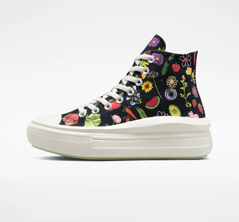 Converse Chuck Taylor All Star Move Platform Festival Smoothie Black/egret/green Beam