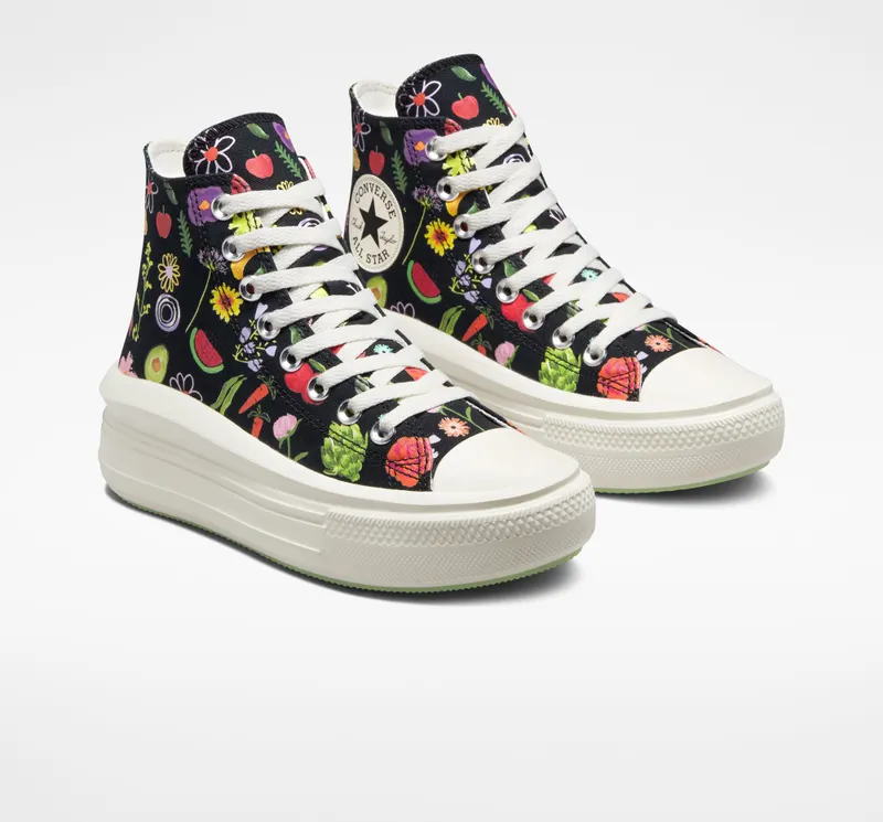 Converse Chuck Taylor All Star Move Platform Festival Smoothie Black/egret/green Beam
