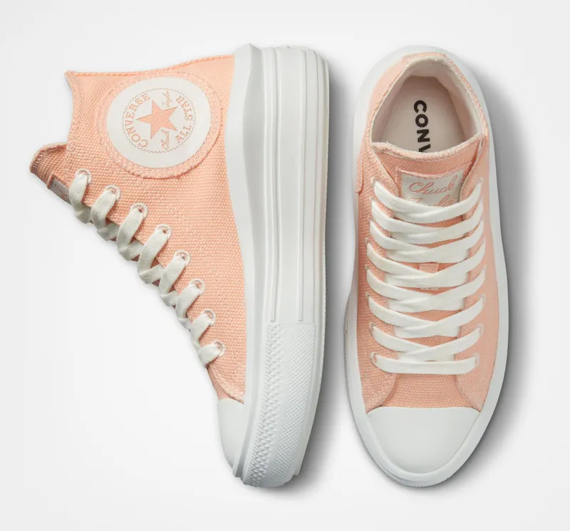 Converse Chuck Taylor All Star Move Platform Oversized Patch Cheeky Coral/cheeky Coral (A06103C)