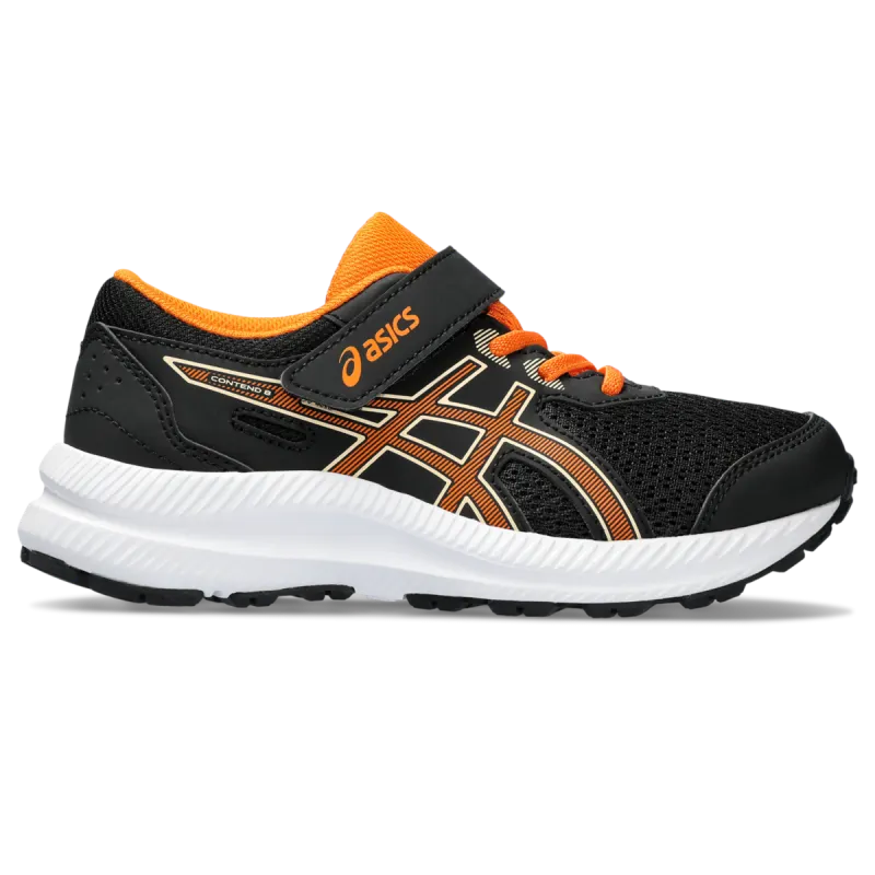 Asics Contend 8 Ps Black/Bright Orange (1014A258.007)