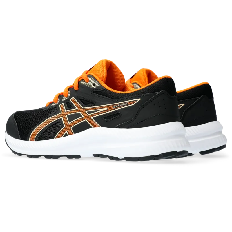 Asics Contend 8 Gs Black/Bright Orange (1014A259.007)