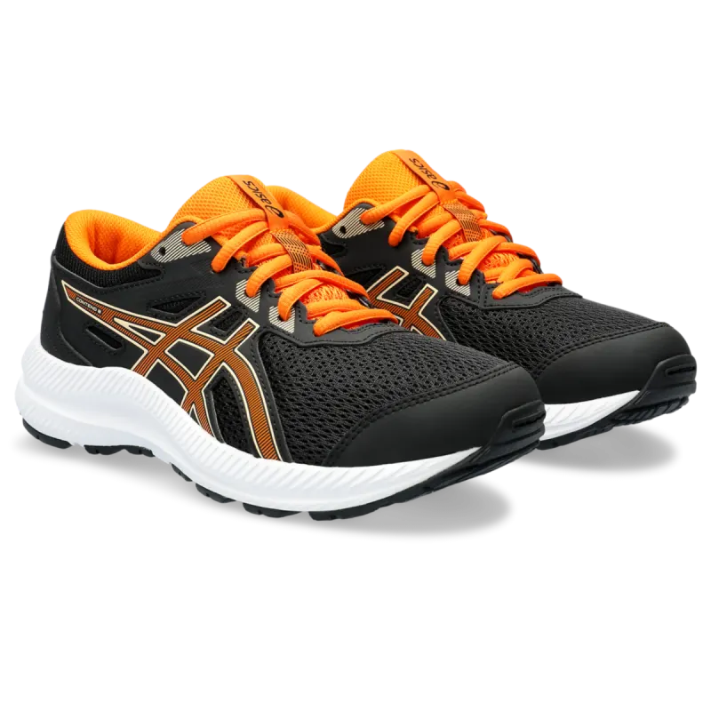 Asics Contend 8 Gs Black/Bright Orange (1014A259.007)