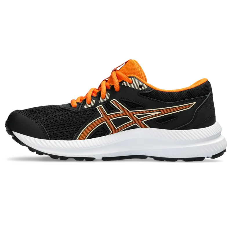 Asics Contend 8 Gs Black/Bright Orange (1014A259.007)