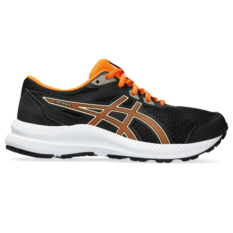 Asics Contend 8 Gs Black/Bright Orange (1014A259.007)