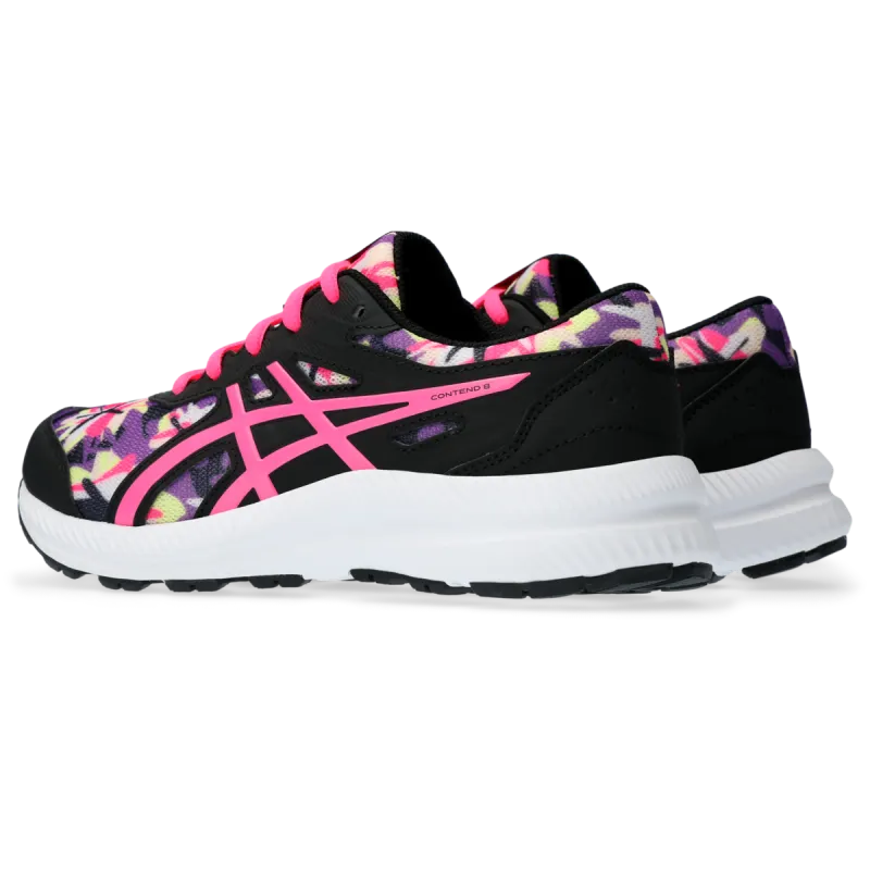 Asics Contend 8 Gs Print Black/Hot Pink (1014A294.006)