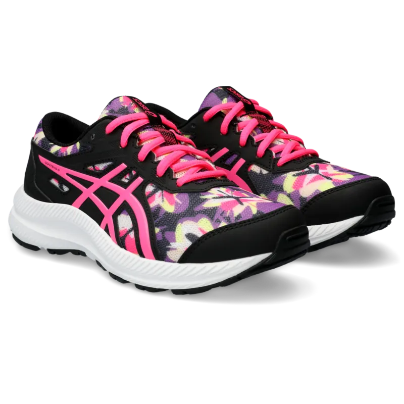 Asics Contend 8 Gs Print Black/Hot Pink (1014A294.006)
