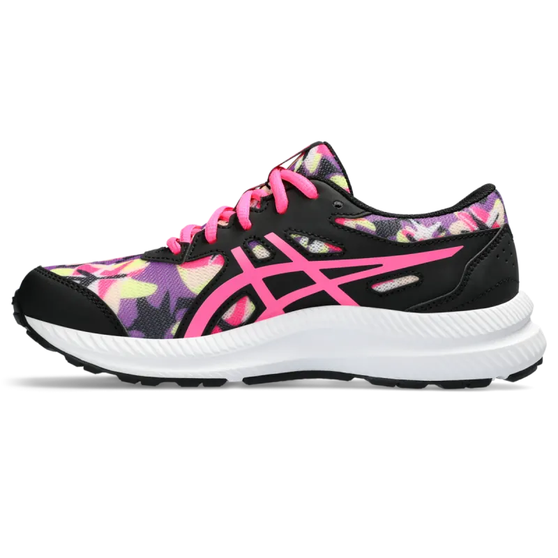 Asics Contend 8 Gs Print Black/Hot Pink (1014A294.006)