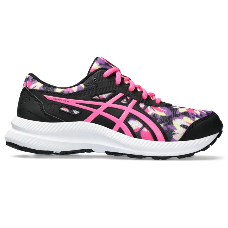 Asics Contend 8 Gs Print Black/Hot Pink (1014A294.006)