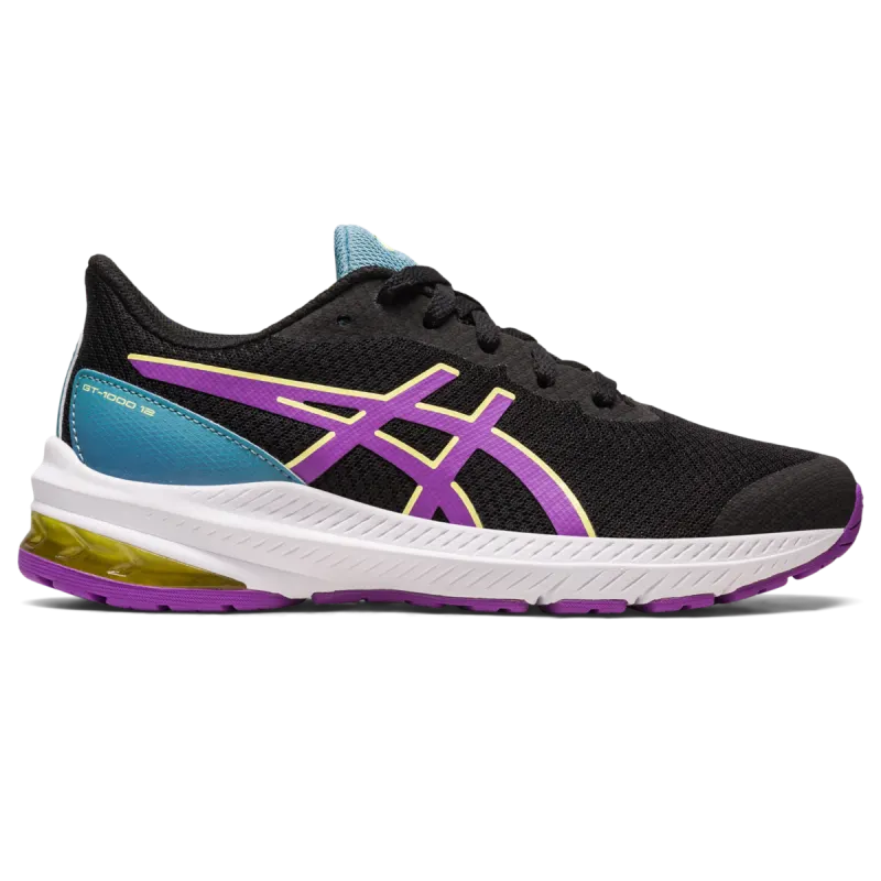 Asics Gt-1000 12 Gs Black/Cyber Grape (1014A296.002)