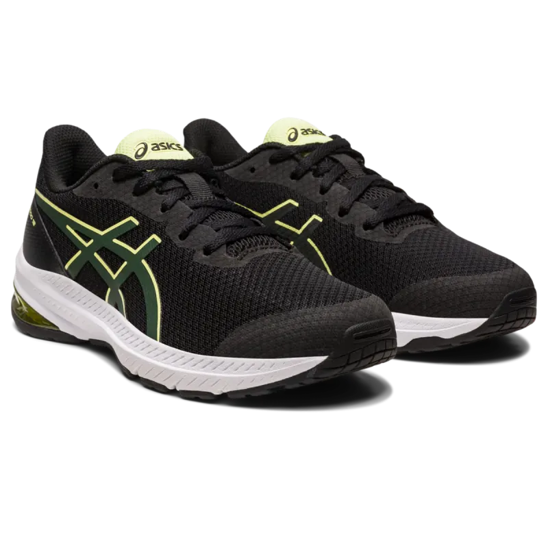 Asics Gt-1000 12 Gs Black/Rain Forest (1014A296.003)