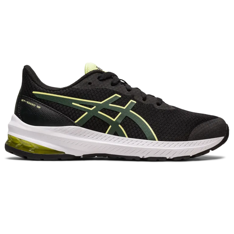 Asics Gt-1000 12 Gs Black/Rain Forest (1014A296.003)