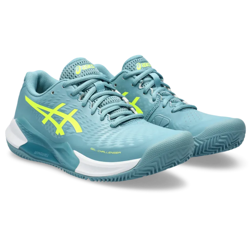 Asics Gel-challenger 14 Clay Gris Blue/Safety Yellow (1042A254.400)