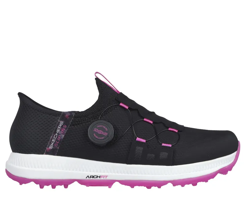 Skechers Skechers Slip-ins: GO GOLF Elite 5 – Slip ‘In – Zwart / Roze (123062-BKPK)