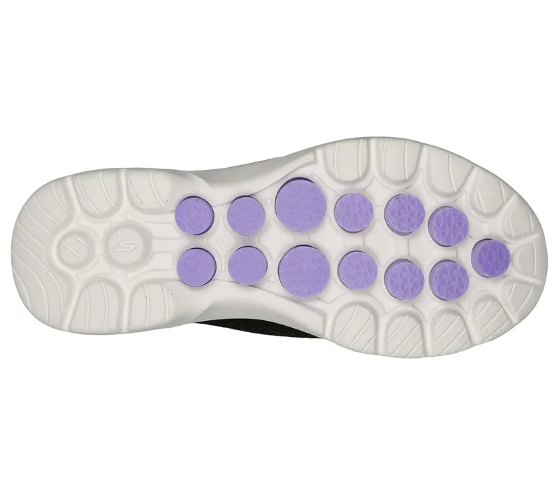 Skechers Skechers Slip-ins: GO WALK 6 – Fabulous View – Zwart / Lavendel (124569-BKLV)