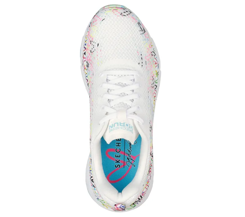 Skechers JGoldcrown: Painted With Love – Wit / Multi (128267-WMLT)