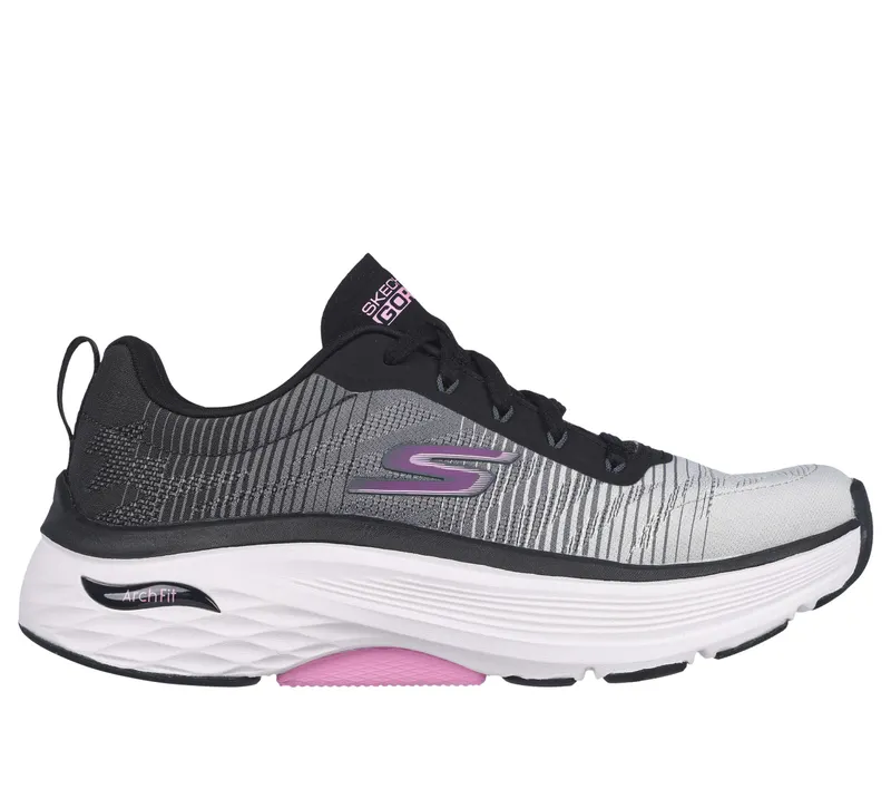 Skechers Max Cushioning Arch Fit – Delphi – Zwart / Roze (128312-BKPK)