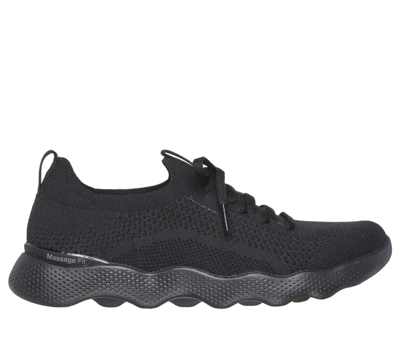 Skechers Massage Fit Lite – Intrigue – Zwart (137950-BBK)