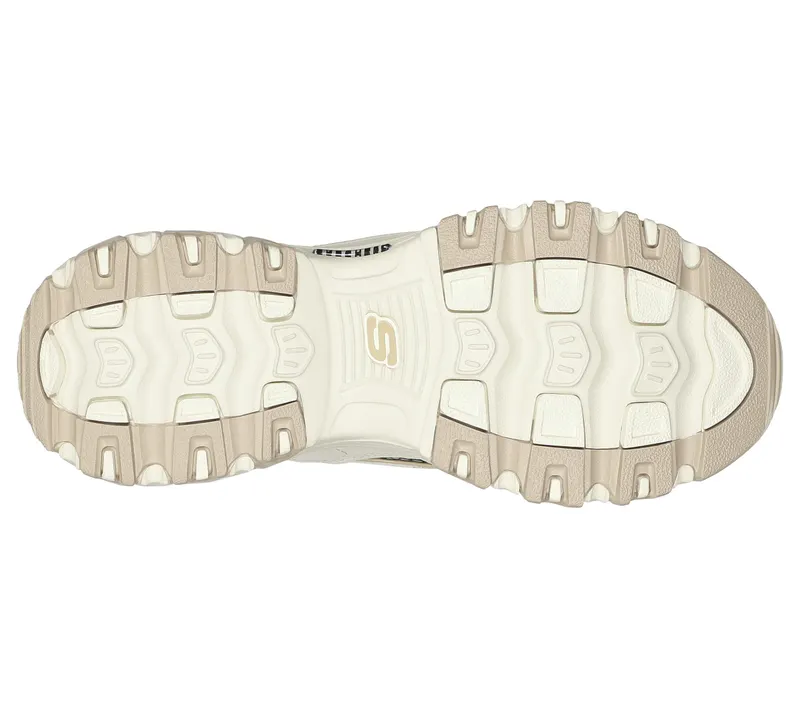 Skechers DVF: D’Lites – Floral Breeze – Natuurlijk / Zwart (149678-NTBK)