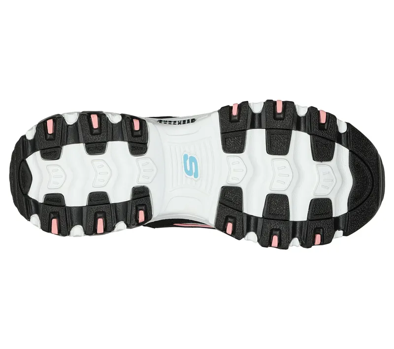 Skechers D’Lites – Splendid Journey – Zwart / Multi (149793-BKMT)