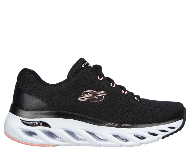 Skechers Skechers Arch Fit Glide-Step – Top Glory – Zwart / Roze (149873-BKPK)