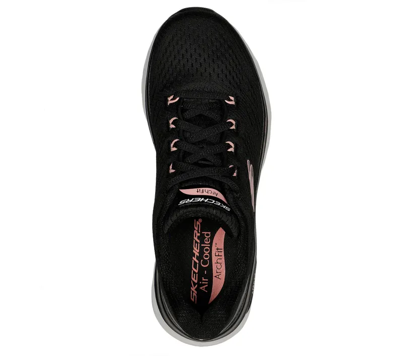 Skechers Skechers Arch Fit Glide-Step – Top Glory – Zwart / Roze (149873-BKPK)