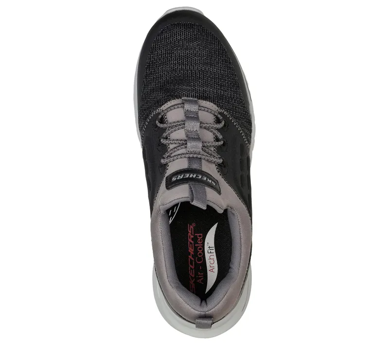 Skechers Relaxed Fit: Arch Fit Orvan – Verdigo – Zwart (210433-BLK)