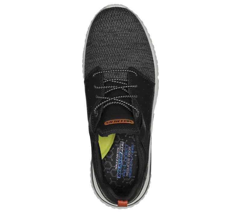 Skechers Relaxed Fit: Solvano – Caspian – Zwart (210553-BLK)