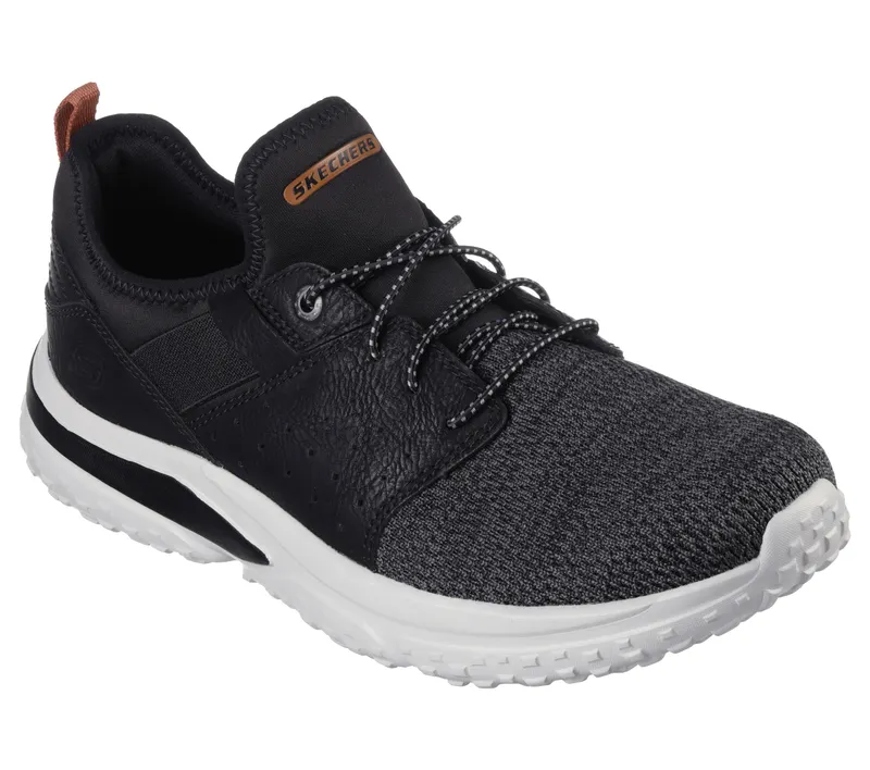 Skechers Relaxed Fit: Solvano – Caspian – Zwart (210553-BLK)