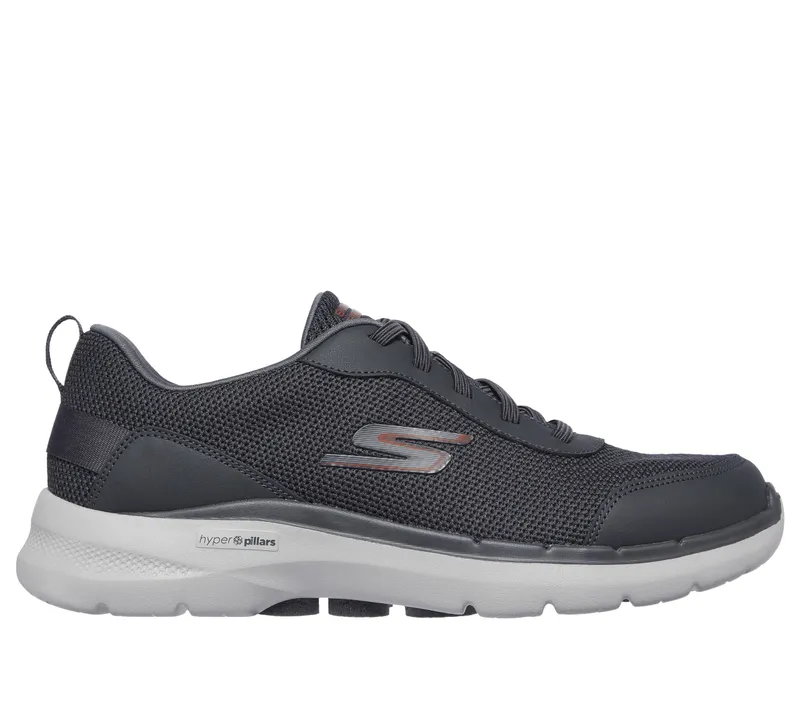 Skechers GO WALK 6 – Bold Knight – Houtskool (216204-CHAR)