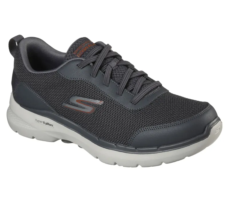 Skechers GO WALK 6 – Bold Knight – Houtskool (216204-CHAR)