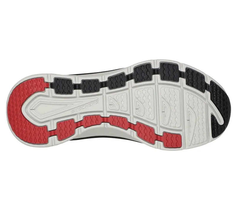 Skechers Relaxed Fit: D’Lux Walker – Meerno – Zwart / Rood (232364-BKRD)