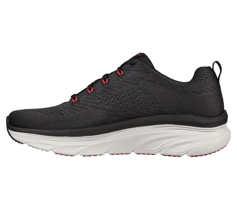 Skechers Relaxed Fit: D’Lux Walker – Meerno – Zwart / Rood (232364-BKRD)